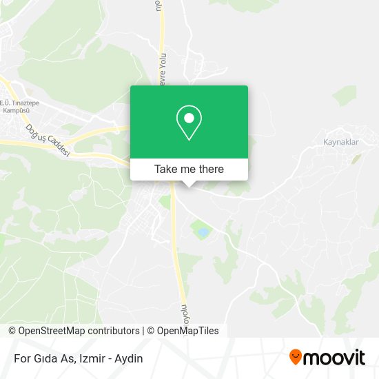 For Gıda As map