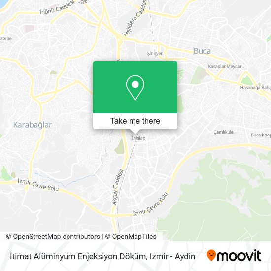 İtimat Alüminyum Enjeksiyon Döküm map