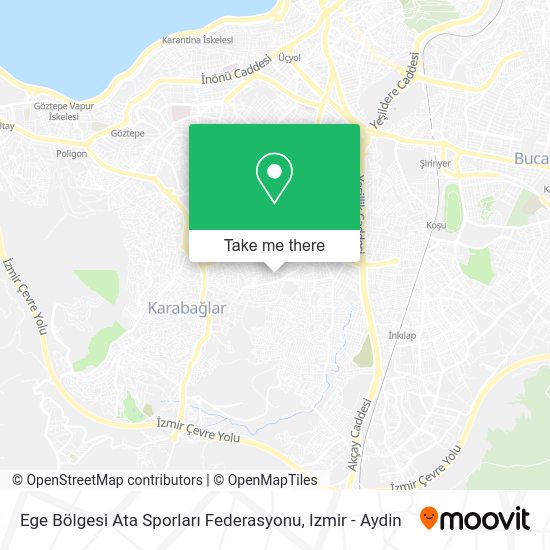 Ege Bölgesi Ata Sporları Federasyonu map