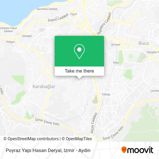 Poyraz Yapı Hasan Deryal map