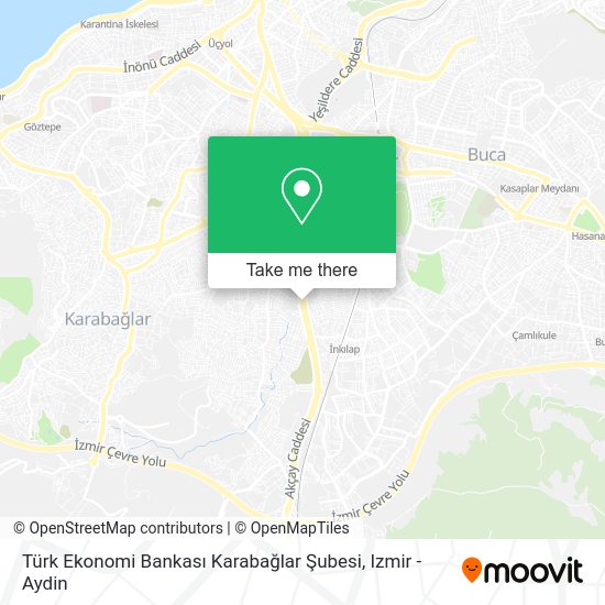 Türk Ekonomi Bankası Karabağlar Şubesi map