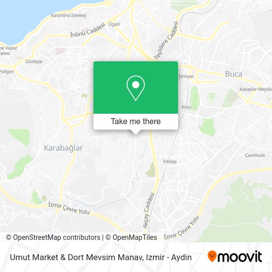 Umut Market & Dort Mevsim Manav map