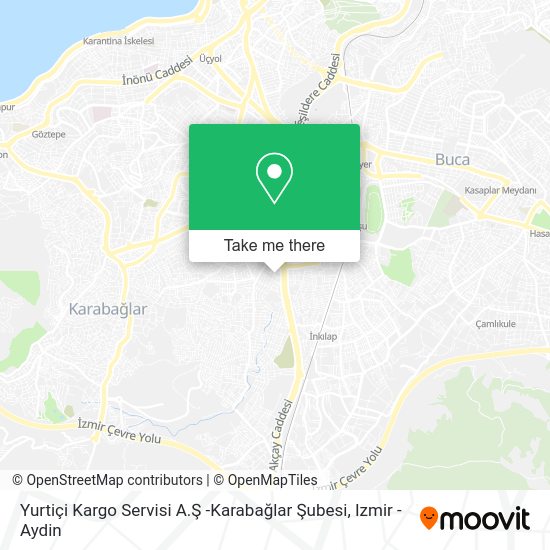 Yurtiçi Kargo Servisi A.Ş -Karabağlar Şubesi map
