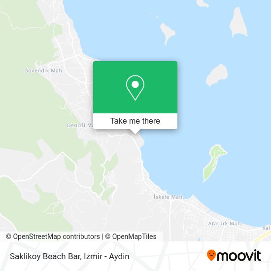 Saklikoy Beach Bar map