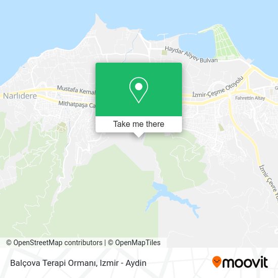 Balçova Terapi Ormanı map