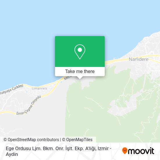 Ege Ordusu Ljm. Bkm. Onr. İşlt. Ekp. A'liği map