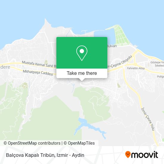 Balçova Kapalı Tribün map