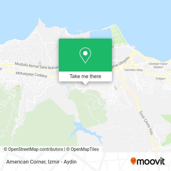 American Corner map