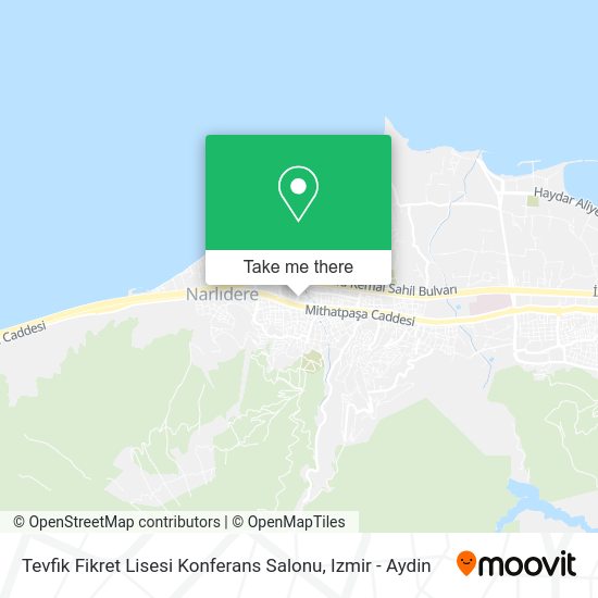 Tevfik Fikret Lisesi Konferans Salonu map