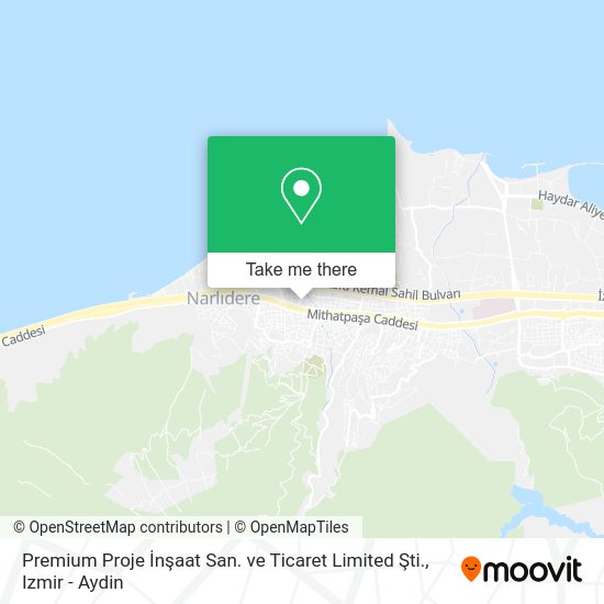Premium Proje İnşaat San. ve Ticaret Limited Şti. map