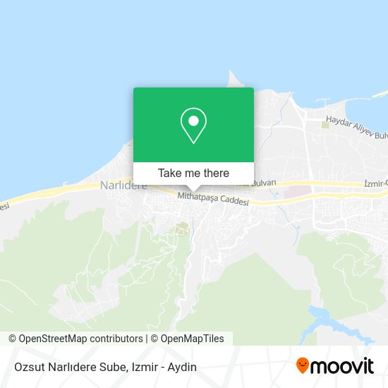 Ozsut Narlıdere Sube map