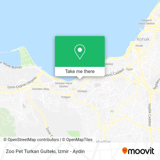 Zoo Pet Turkan Gultekı map