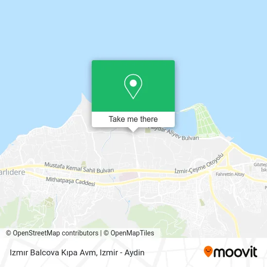 Izmır Balcova Kıpa Avm map