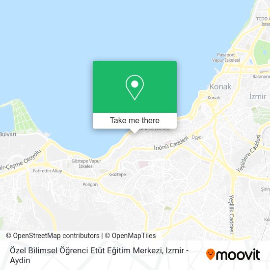 Özel Bilimsel Öğrenci Etüt Eğitim Merkezi map