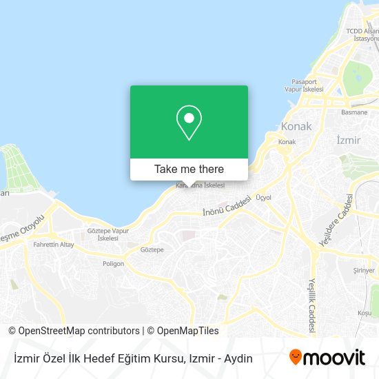 İzmir Özel İlk Hedef Eğitim Kursu map