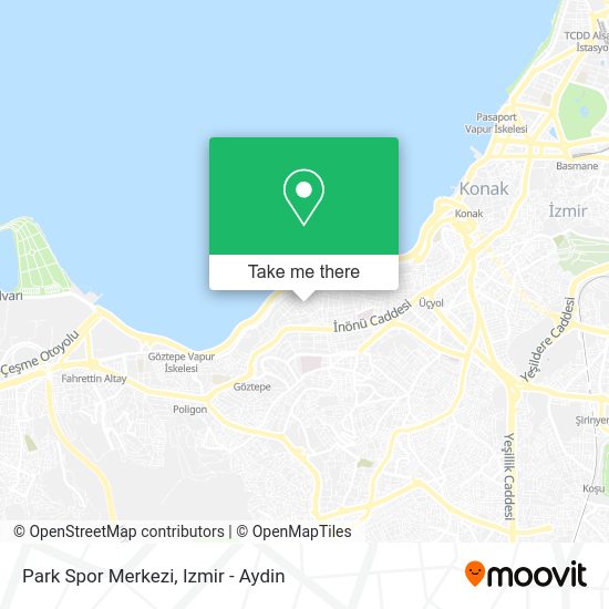 Park Spor Merkezi map