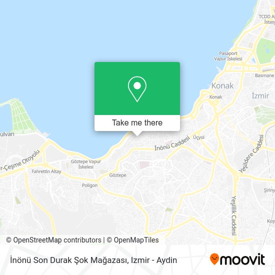 İnönü Son Durak Şok Mağazası map