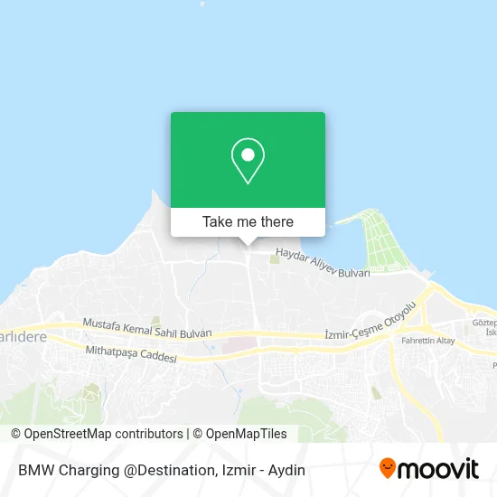 BMW Charging @Destination map