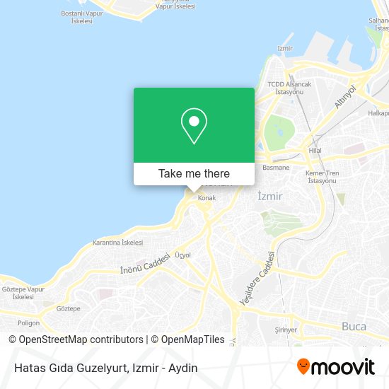 Hatas Gıda Guzelyurt map