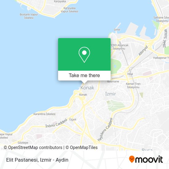 Elit Pastanesi map