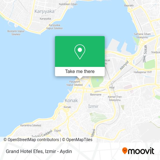 Grand Hotel Efes map