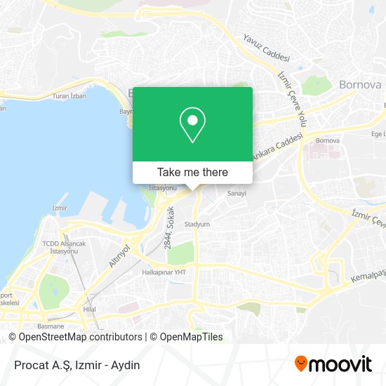 Procat A.Ş map