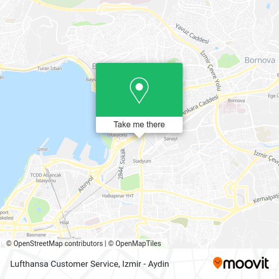 Lufthansa Customer Service map