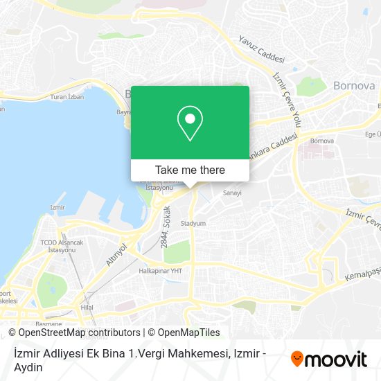 İzmir Adliyesi Ek Bina 1.Vergi Mahkemesi map