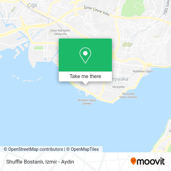 Shuffle Bostanlı map