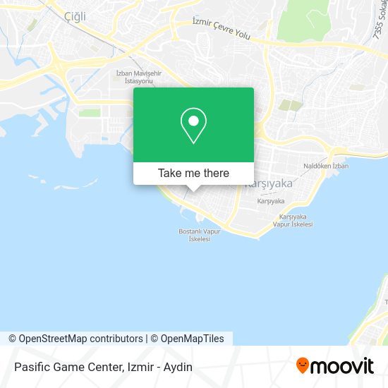Pasific Game Center map