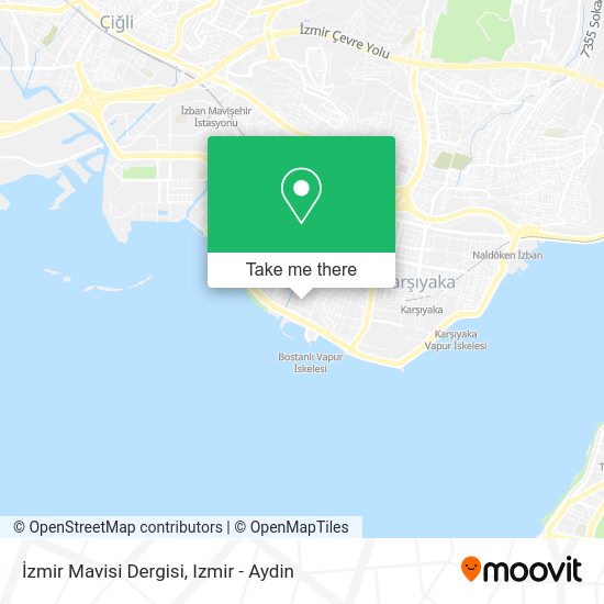 İzmir Mavisi Dergisi map