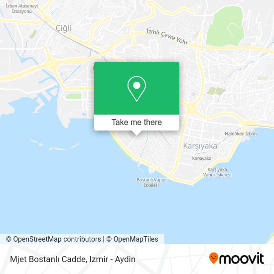 Mjet Bostanlı Cadde map