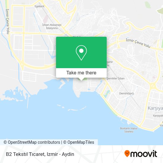 B2 Tekstıl Tıcaret map