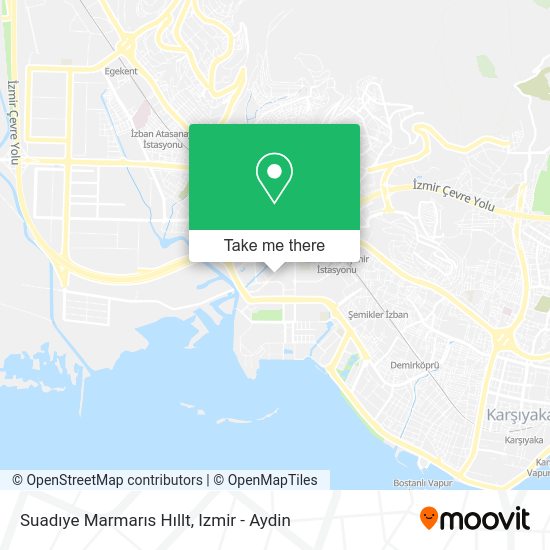 Suadıye Marmarıs Hıllt map