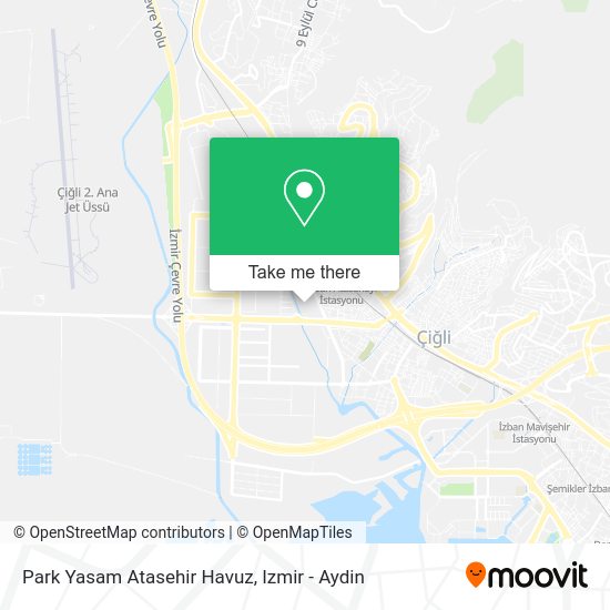Park Yasam Atasehir Havuz map