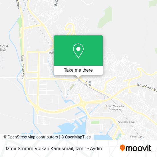 İzmir Smmm Volkan Karaismail map