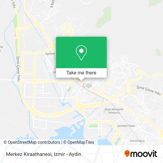 Merkez Kiraathanesi map