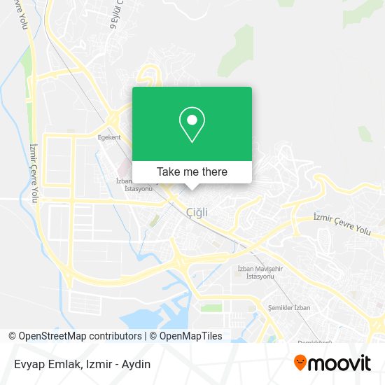 Evyap Emlak map