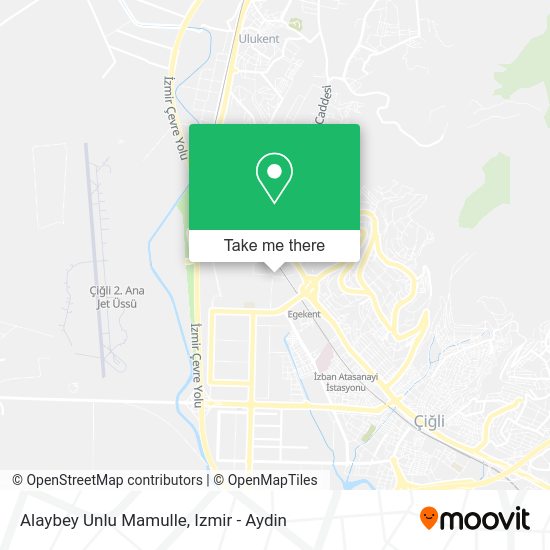 Alaybey Unlu Mamulle map