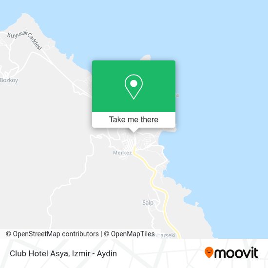 Club Hotel Asya map