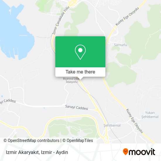 Izmir Akaryakıt map