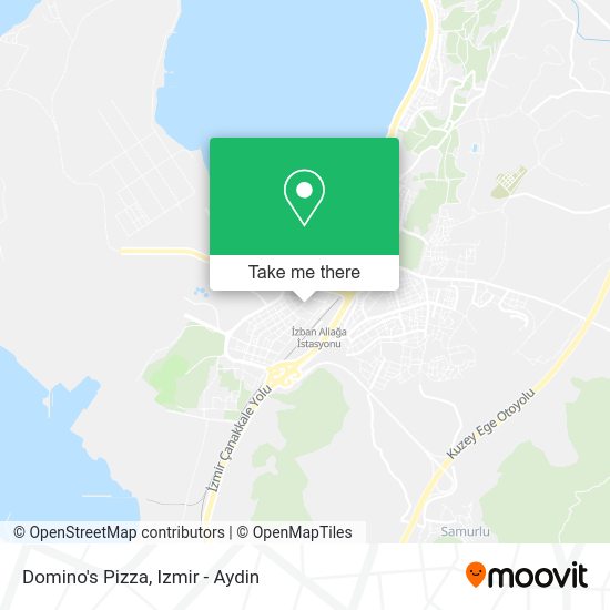 Domino's Pizza map