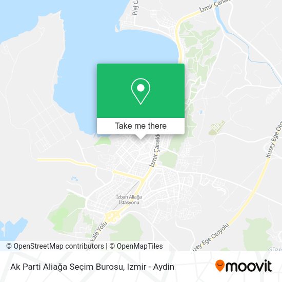 Ak Parti Aliağa Seçim Burosu map