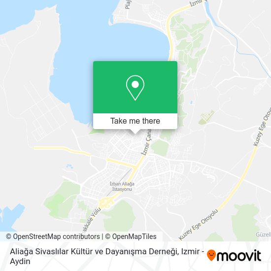 Aliağa Sivaslılar Kültür ve Dayanışma Derneği map