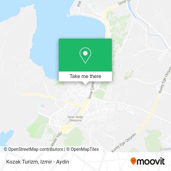 Kozak Turizm map