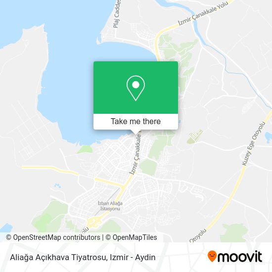 Aliağa Açıkhava Tiyatrosu map