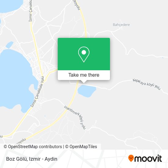 Boz Gölü map