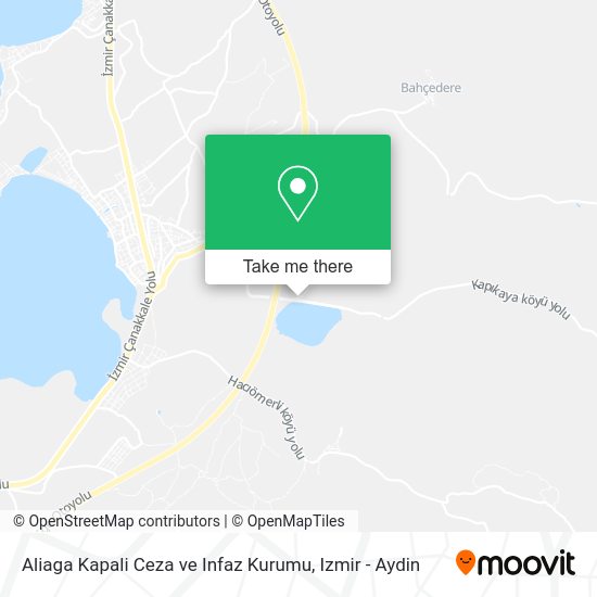 Aliaga Kapali Ceza ve Infaz Kurumu map