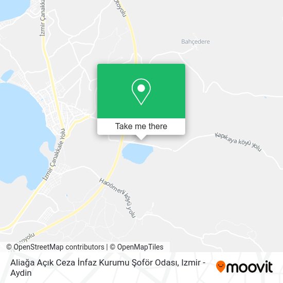 Aliağa Açık Ceza İnfaz Kurumu Şoför Odası map