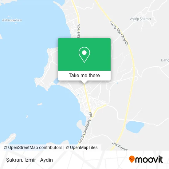 Şakran map